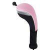 Andux 4pcs/Pack Long Neck Golf Hybrid Club Head Covers Dial No. Tag CTMT-02 Pink view 3
