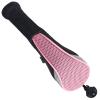 Andux 4pcs/Pack Long Neck Golf Hybrid Club Head Covers Dial No. Tag CTMT-02 Pink view 4