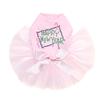Happy New Year Confetti - Bling Rhinestone New Year Dog Tutu Dress, XXS Pink view 1