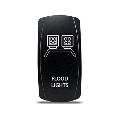 CH4X4 Rocker Switch Flood Lights Symbol 4 - Red Led