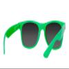 Gravity Shades Horn-Rimmed Mirror Sunglasses, Green view 3