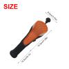 Andux 4pcs/Pack Long Neck Golf Hybrid Club Head Covers Dial No. Tag CTMT-02 Orange view 2