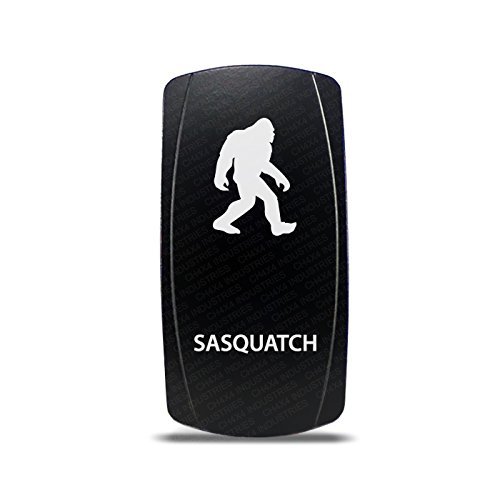CH4X4 Rocker Switch Sasquatch Symbol - Amber Led