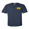 All Things Apparel FBI Federal Bureau of Investigation Front & Back Men's T-Shirt- Med Navy (ATA241) view 2
