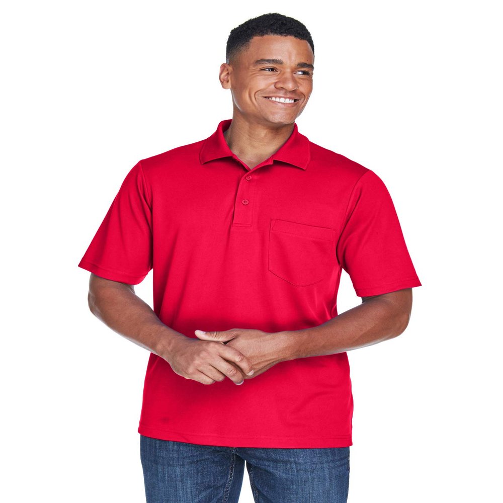 Men's Origin Performance Piqu Polo with Pocket 3XL CLASSIC RED