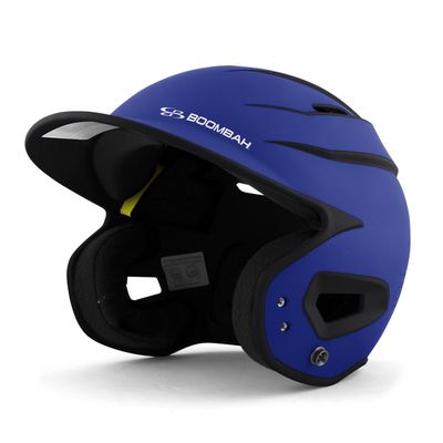 Boombah DEFCON Batting Helmet Sleek Profile Royal Blue/Black - Size Senior 7" - 7 3/4"