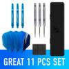 Harrows Genesis Darts, Tungsten Steel Tip Darts Set, Includes High-Grade Shafts, Aerodynamic Dart Flights, Available in Sizes 21g, 22g, 23g, 24g, 25g & 26g view 2