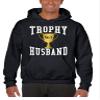 ALLNTRENDS Men's Hoodie Trophy Husband Cool Xmas Gift Love Family Top (2XL, Black) view 1
