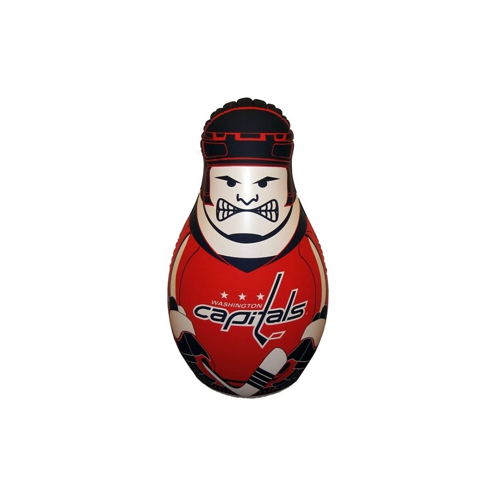 Fremont Die NHL Washington Capitals Bop Bag Inflatable Checking Buddy Punching Bag, Mini: 12" Tall, Team Colors