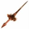 Tikimaster Koa Sword w/Blue Marlin Bill 27" - Brown Feathers | #koa1598b view 1