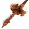 Tikimaster Koa Sword w/Blue Marlin Bill 27" - Brown Feathers | #koa1598b view 2