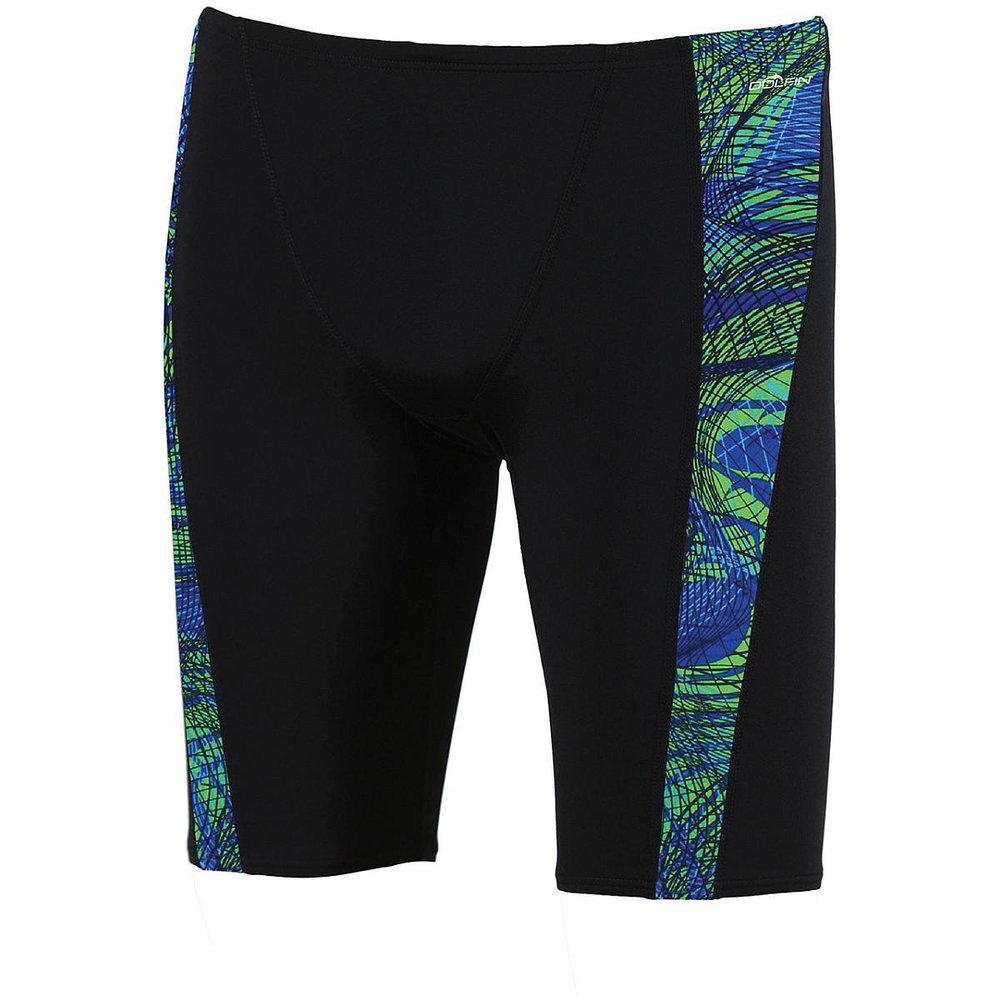DOLFIN Men's Reliance Spliced Jammer,Blue/Green Sonic (890),28