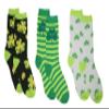 BAKK Enterprise St. Patrick's Day Womens' Crew Socks 3 Pair (Shamrocks) view 1