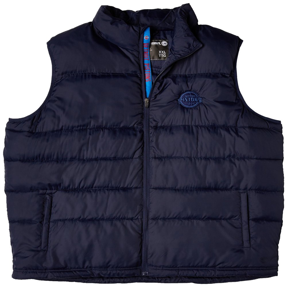 Levelwear NBA Detroit Pistons Adult Men Expedition Power Play Vest,S,Navy