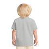 Lacoste Unisex-Child Short Sleeve Classic Pique Polo, Silver Heathered, 6 view 2