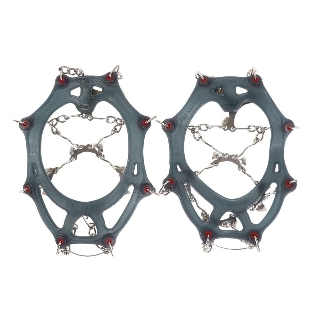 Snowline SL44UES001 Outdoor Backcountry Chain Spikes, Outdoor, Backcountry Chainsen Pro, Eyelet Red, M (Shoes 8.9-9.8 inches (22.5-25.0 cm), Genuine Japanese Product