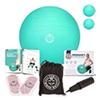 The Birth Ball - Birthing Ball for Pregnancy & Labor - 18 Page Pregnancy Ball Exercises Guide by Trimester - Non Slip Socks - How to Dilate, Induce, & Reposition Baby for Mom 65cm view 1