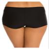 Labelar Women Swimming Shorts Bikini Bottom Tummy Control Solid Black Swim Boyshorts view 2