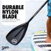 SUP Paddle - Carbon Fiber & Fiberglass Paddles - 3 Piece Adjustable Paddle Board Paddles w/Carbon Fiber or Fiberglass Performance Blades - Carbon, Fiberglass, or Aluminum Shaft Stand-Up Paddles view 4