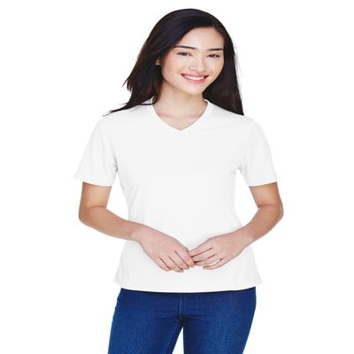 Team 365 Ladies' Zone Performance T-Shirt M WHITE