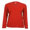 Badger Sport C2 Red Ladies XS Long Sleeve Wicking Tee view 1