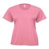 Badger Sport C2 Pink Ladies Large Short Sleeve Wicking Tee view 1