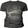60th Birthday Gift Shirt for Men - Living Legend 1966 Legends Never Die - F/Dk. Heather-4X view 1