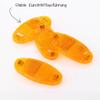 fischer Unisex Bicycle Reflector 85400 Orange, Yellow, One Size EU view 2