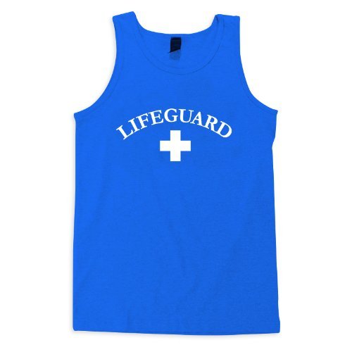 VLX Lifeguard Tank Tee - LifeguardLogo,Royal,XXL