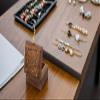 Great Birthday Gift Ideas Handmade Decorative Wooden Jewelry Box With Free Lock & Key Jewelry Organizer Keepsake Box Treasure Chest Trinket Holder Lock Box Watch Box 4 x 4 Inch view 3