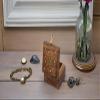 Great Birthday Gift Ideas Handmade Decorative Wooden Jewelry Box With Free Lock & Key Jewelry Organizer Keepsake Box Treasure Chest Trinket Holder Lock Box Watch Box 4 x 4 Inch view 4