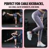 DMoose Ankle Strap for Cable Machine - One Size Fit with Premium Padding, Glute Kickback Ankle Strap, Ankle Cable Straps for Workout, Booty Workout, Leg Extension, Hip Abductors & Lower Body Exercises view 2