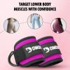 DMoose Ankle Strap for Cable Machine - One Size Fit with Premium Padding, Glute Kickback Ankle Strap, Ankle Cable Straps for Workout, Booty Workout, Leg Extension, Hip Abductors & Lower Body Exercises view 4