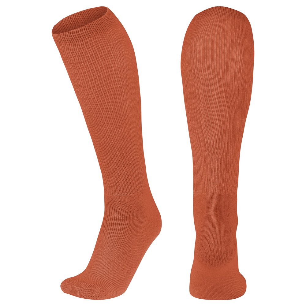 CHAMPRO Multi-Sport Socks, Single Pair, Adult Medium, Orange