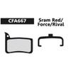 SRAM Red  Organic (Soft)/Force/Rival Disc Brake Pads, Green  Organic (Standard) view 3