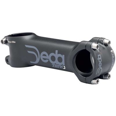 Deda Elementi Unisex's Zero Bicycle Stem, Black on Black, 100 mm
