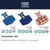 BBB Cycling BBS-67T DiscStop Organic Good Performance Bike Disc Brake Pad for Formula Mega, The One, C1, R1, RR1, RX, RO, T1 and CURA, 1 Pair (2 Pieces) view 2