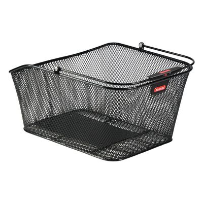 KLICKfix Unisex Adult's Hinterradkorb-2128051310 Rear Wheel Basket, Black, 40x20x30cm