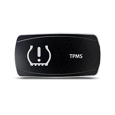 CH4X4 Rocker Switch TPMS Symbol 4 - Horizontal - Blue Led