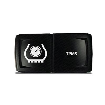 CH4X4 Rocker Switch V2 TPMS Symbol 3 - Horizontal - Green Led