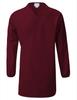 7 Encounter Unisex Multifunctional Long Sleeves Wrap Smock Burgundy Size S/M view 1