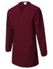 7 Encounter Unisex Multifunctional Long Sleeves Wrap Smock Burgundy Size S/M view 3