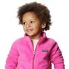 Columbia Baby Girls Benton Springs Fleece Jacket, Cypress, Pink, Youth XL view 3