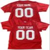Custom Football Jersey for Men You Design Online in Adult 2X-Large in Scarlet Red view 1