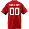 Custom Football Jersey for Men You Design Online in Adult 2X-Large in Scarlet Red view 2