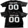 Custom Football Jersey for Men You Design Online in Adult 2X-Large in Black view 1