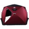Nordic Legend Hex-Hub 8 Man Portable Thermal Ice Shelter, 112 Square Feet of Fishable Area, Portable 8 Person Wide Bottom Insulated Ice Shelter view 1
