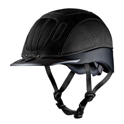 Troxel Sierra Rugged Horse Riding Helmet, Low-Profile, Self-Adjustable Design, Safety Horseback Riding Gear, Extra Large (7-3/8 - 7-3/4), Black