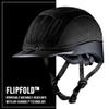 Troxel Sierra Rugged Horse Riding Helmet, Low-Profile, Self-Adjustable Design, Safety Horseback Riding Gear, Extra Large (7-3/8 - 7-3/4), Black view 3