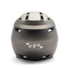 Boombah DEFCON Batting Helmet Sleek Profile Charcoal/Black - Size Junior 6 1/4" - 7" view 4